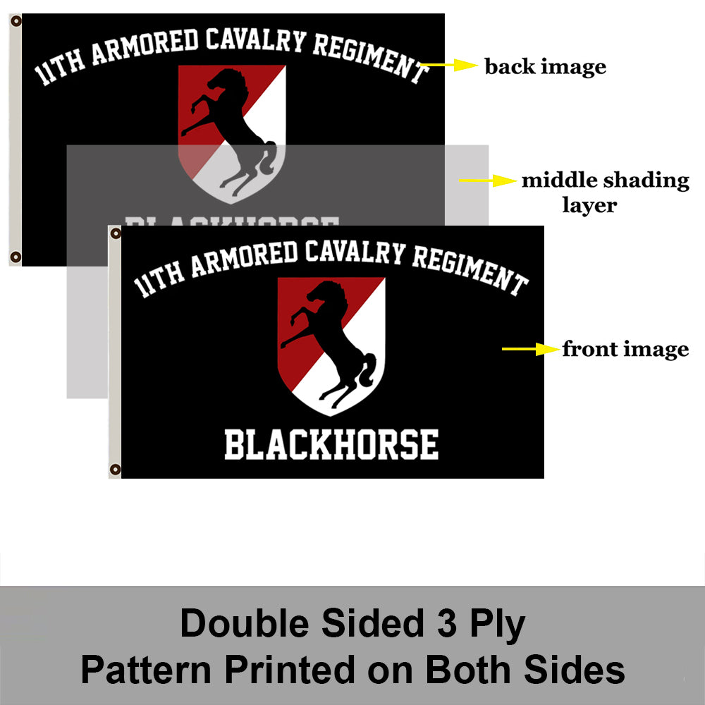 11th Armored Calvary Regiment flag 3x5ft banner man cave