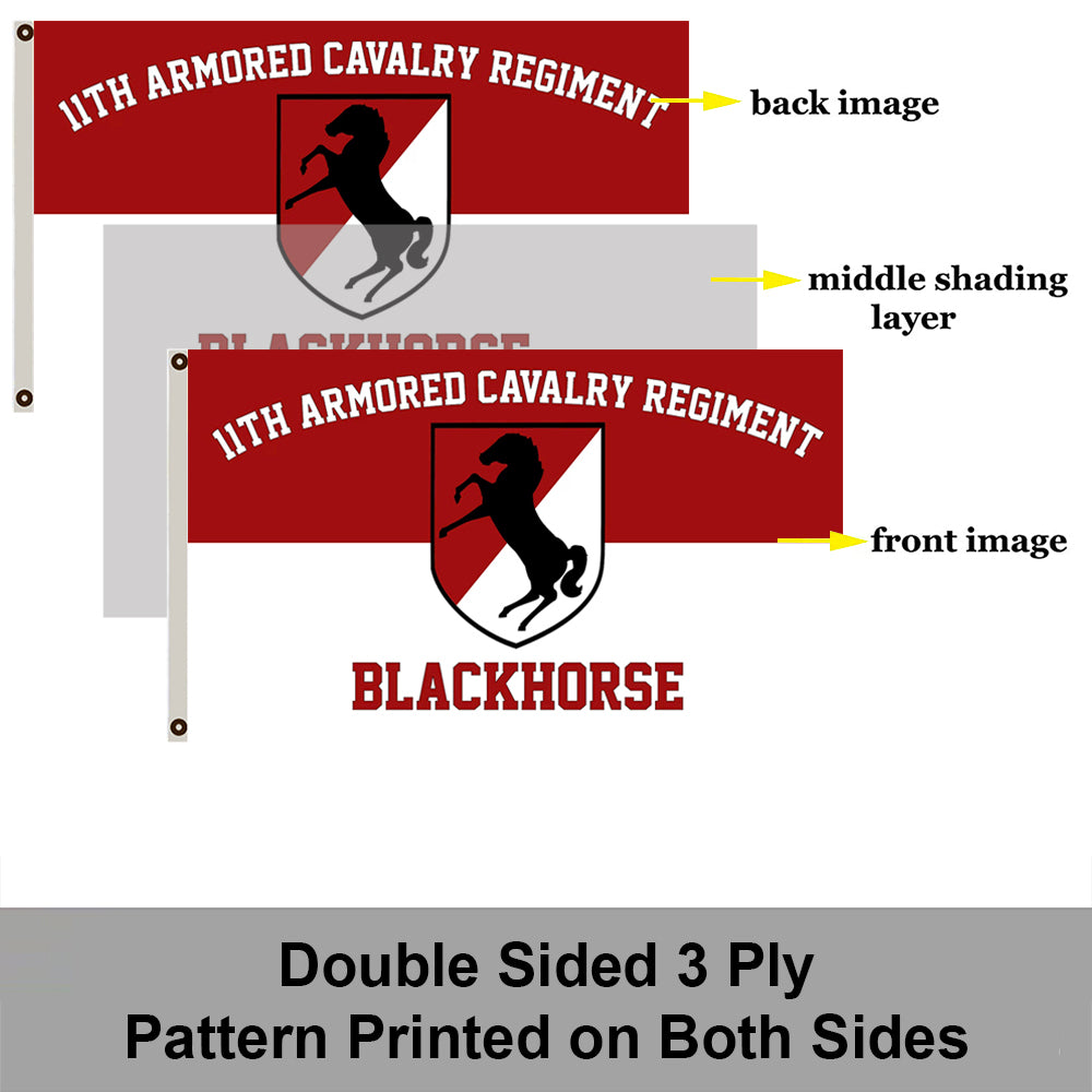 11th Armored Calvary Regiment flag 3x5ft banner man cave 2