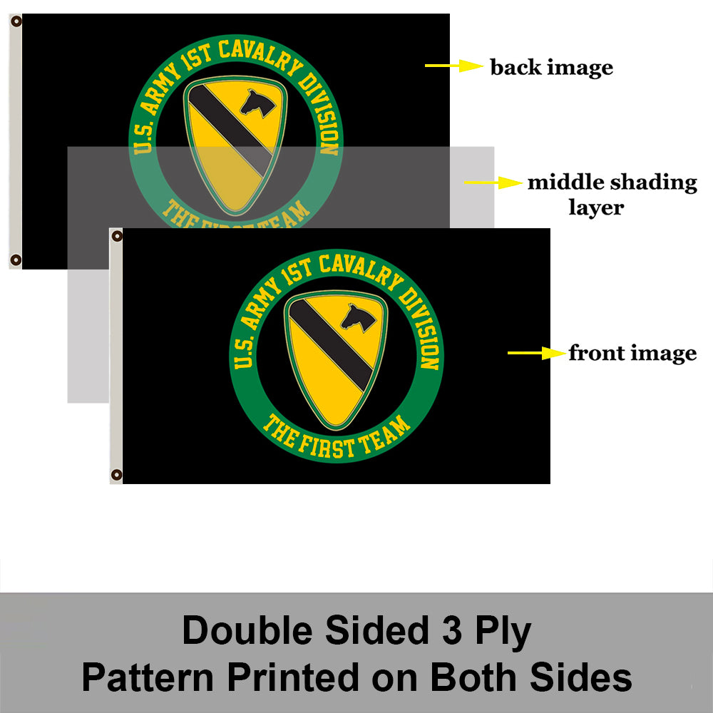 1st Cavalry Division flag 3x5ft banner man cave