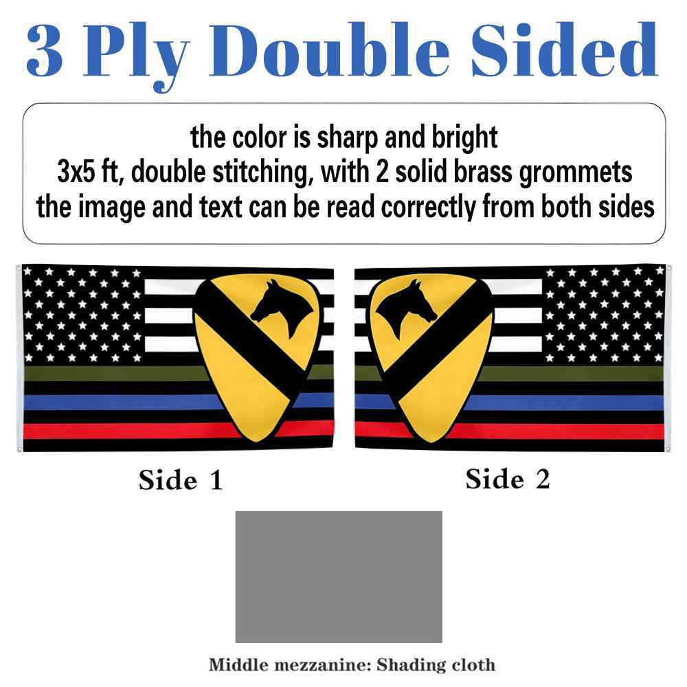 1st Cavalry Division flag 3x5ft banner man cave