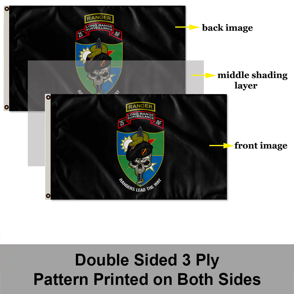 25TH INF LRS SNAKE EATER flag 3x5ft banner man cave