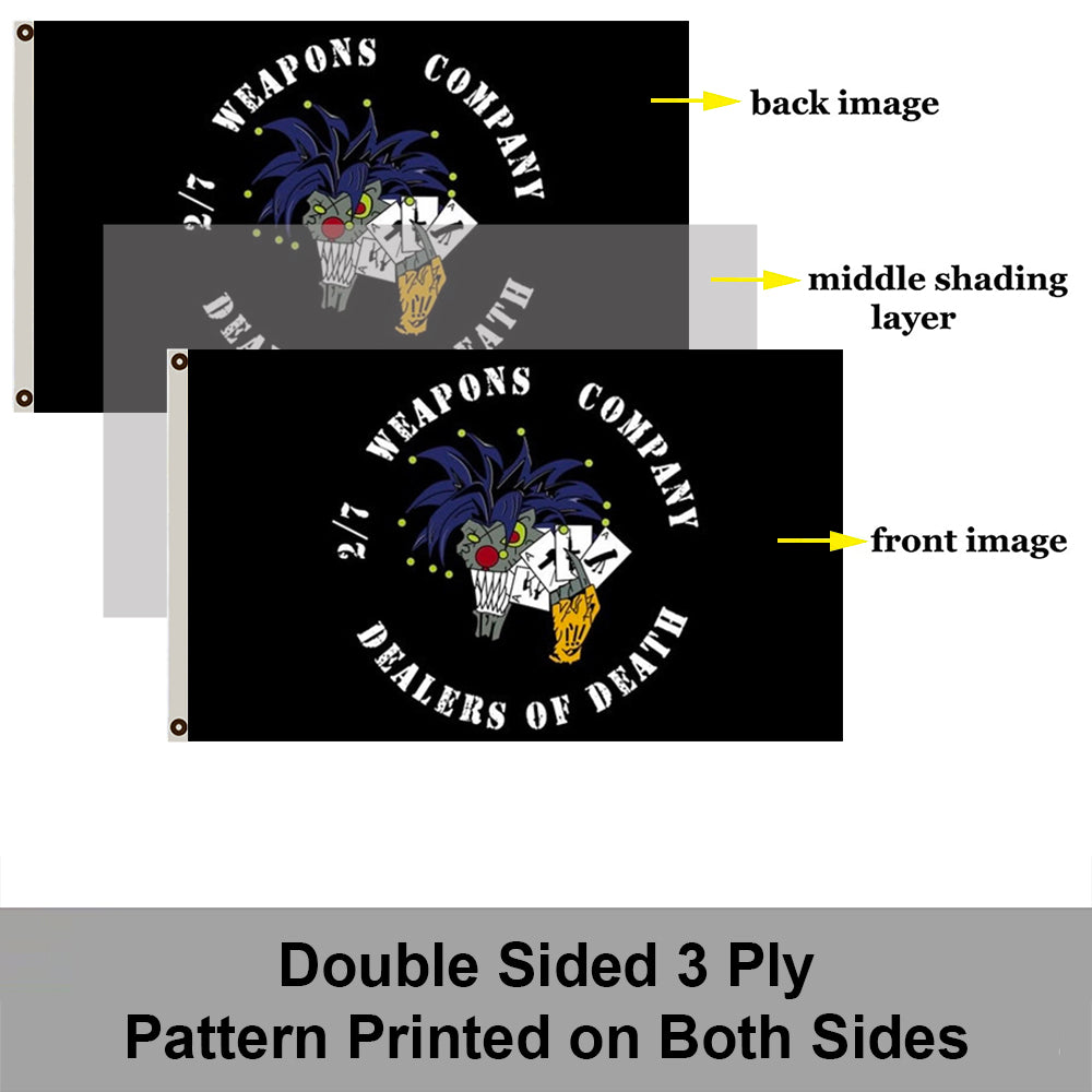 2/7 Company flag 3x5ft banner man cave 2