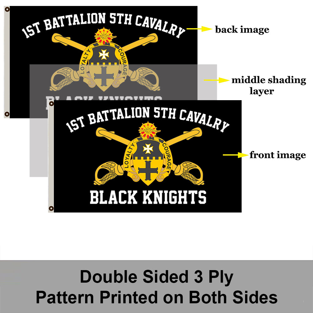 5th Cavalry flag 3x5ft banner man cave 2