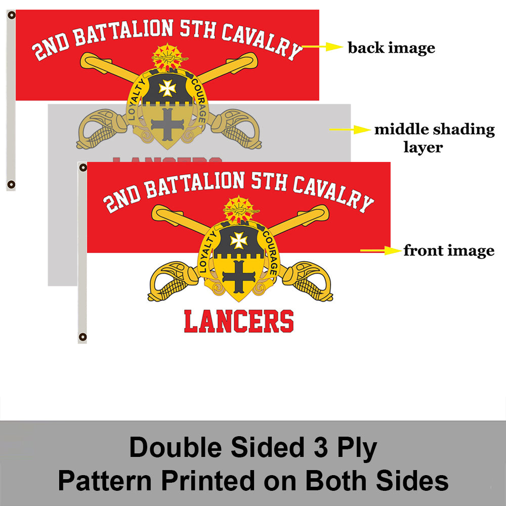 5th Cavalry flag 3x5ft banner man cave