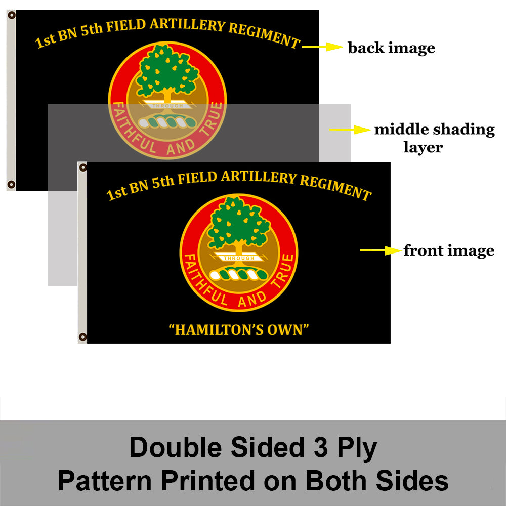 5th Field Artillery flag 3x5ft banner man cave