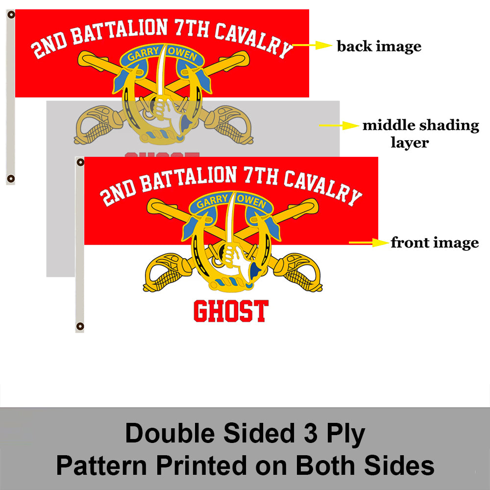 7th Cavalry flag 3x5ft banner man cave 2