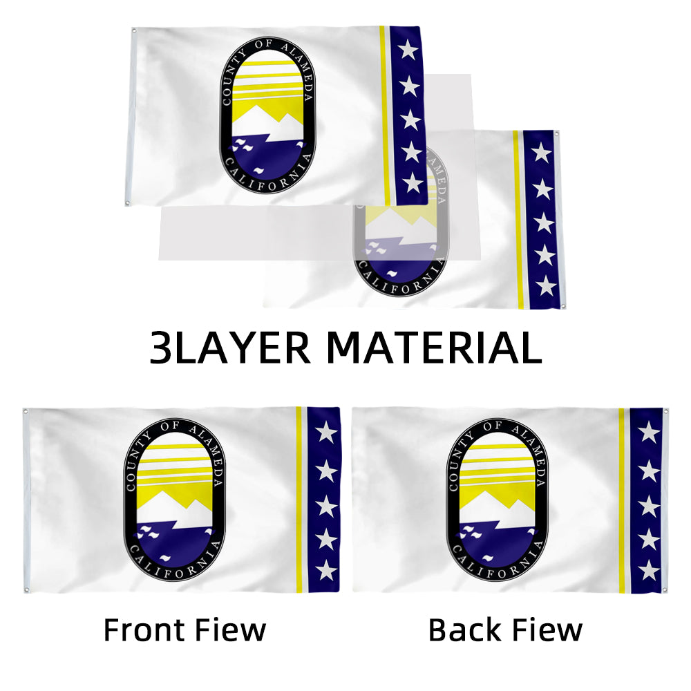 Alameda County - California State United States of America flag 3x5ft banner man cave