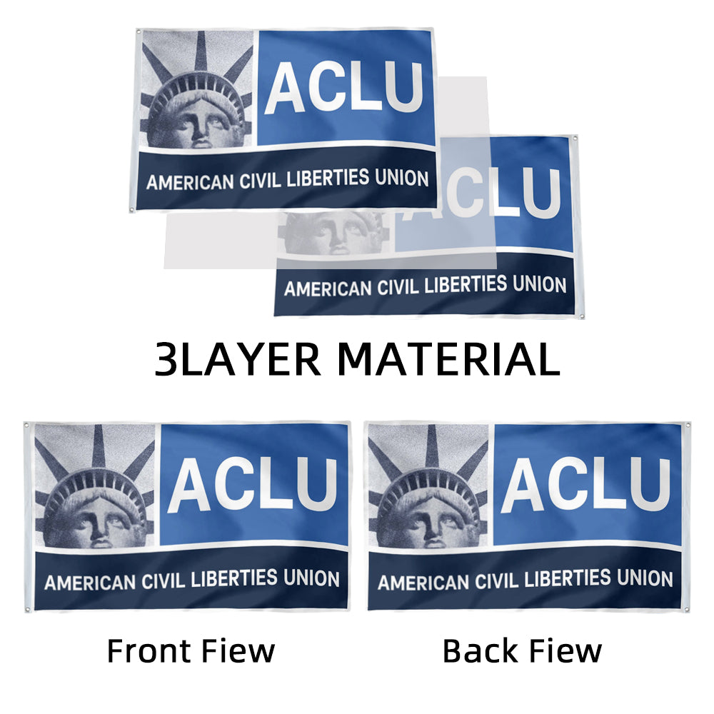 American Civil Liberties Union ACLU USA flag 3x5ft banner man cave