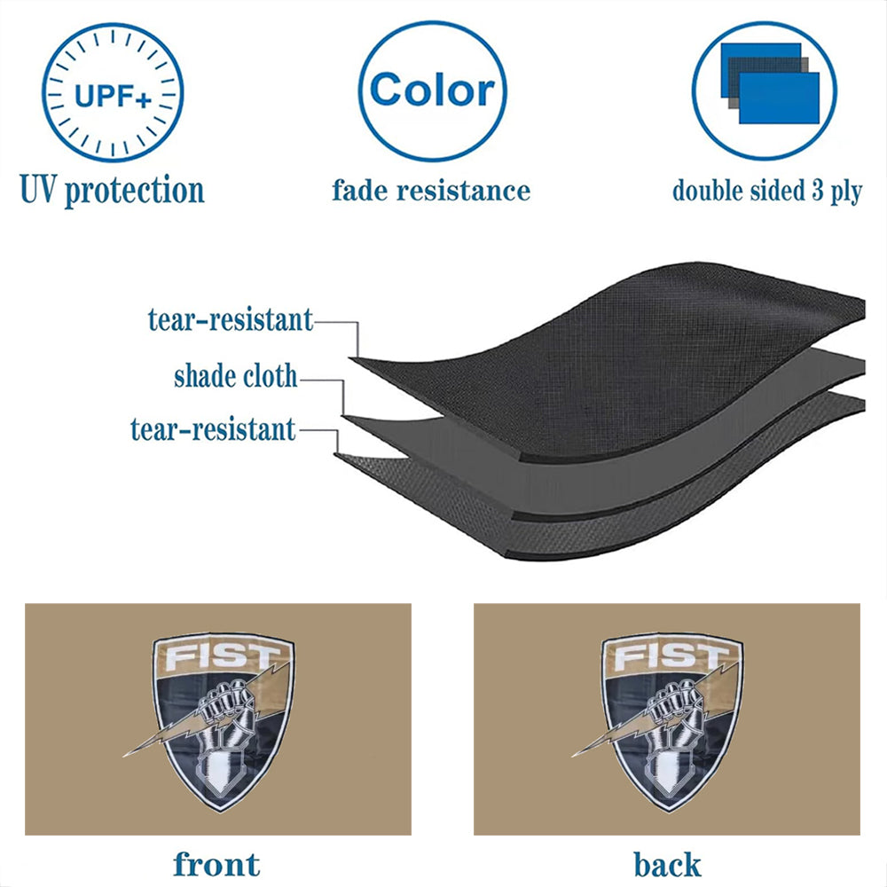 Army FIST Brown Coyote flag forward observer flags 3x5ft banner man cave