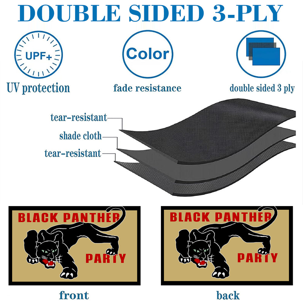 Black Panther Party US Black Lives Matter BLM flag 3x5ft banner man cave