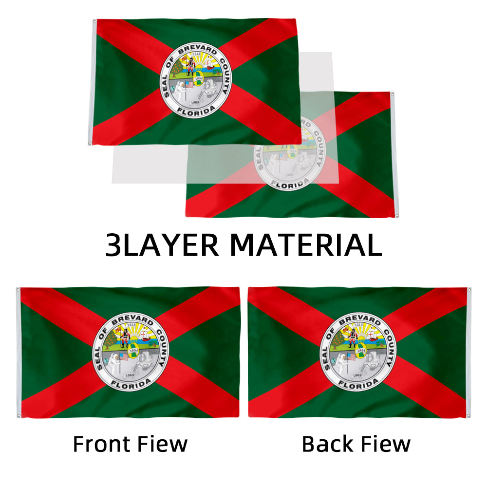 Brevard County Florida State USA United States of America flag 3x5ft banner man cave