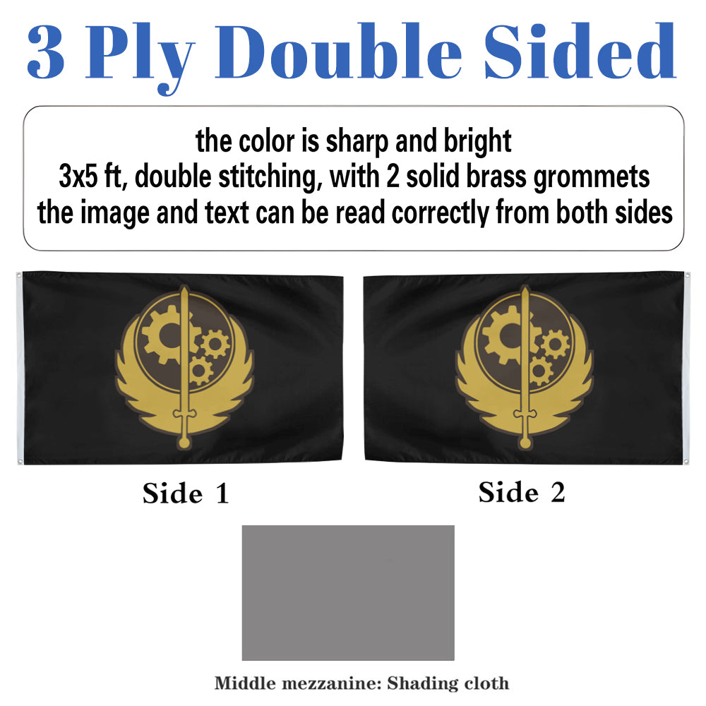 Brotherhood of Steel flag 3x5ft banner man cave 2