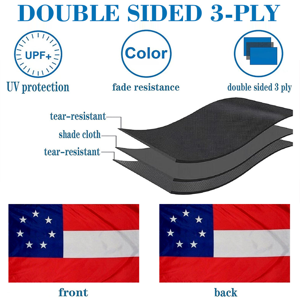 CSA Southern States Stars and Bars 7 flag 3x5ft banner man cave