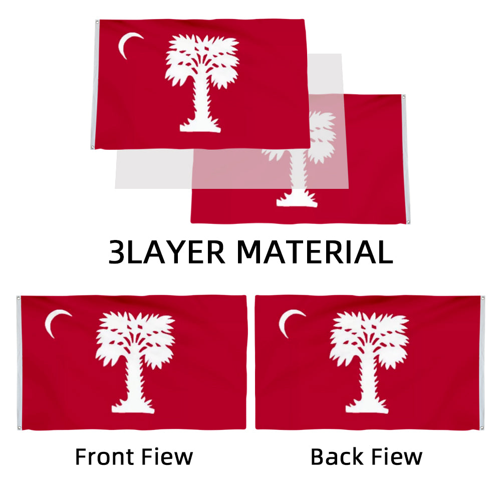 Citadel Big Red flag South Carolina Civil War Palmetto Charleston flags 3x5ft banner man cave