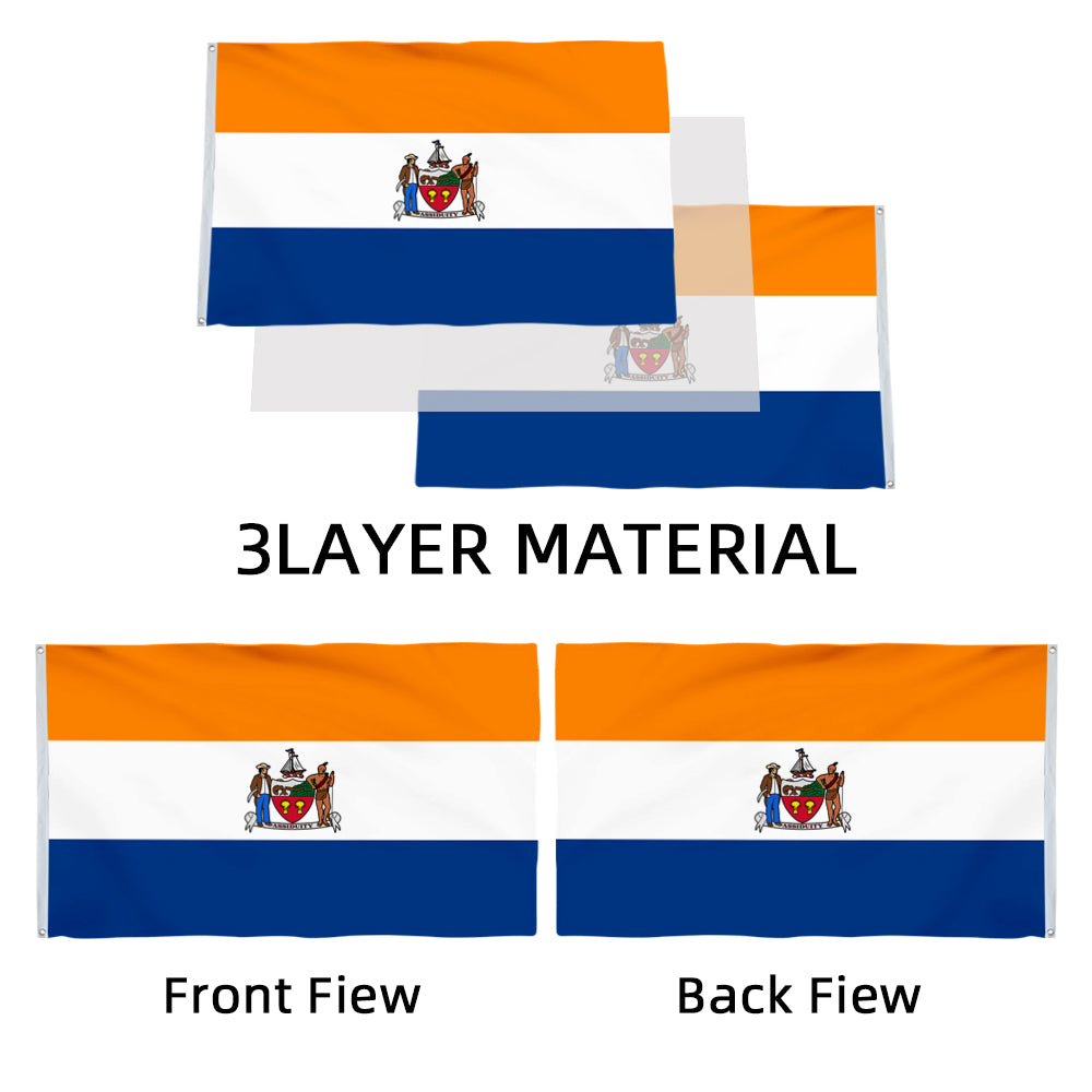 City of Albany flag, New York flags 3x5ft banner man cave