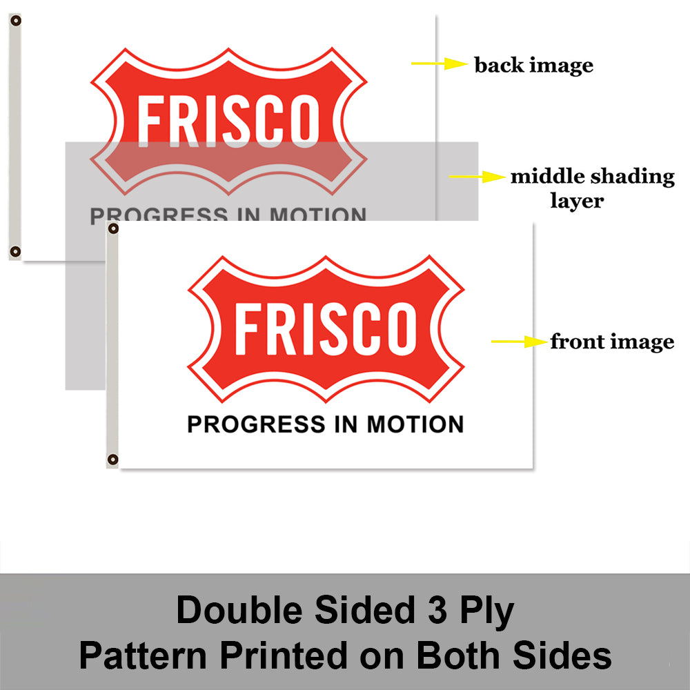 City of Frisco (Texas, USA) Flag: 3x5ft Man Cave American Texas Modern Vibrant Style Decor Banner