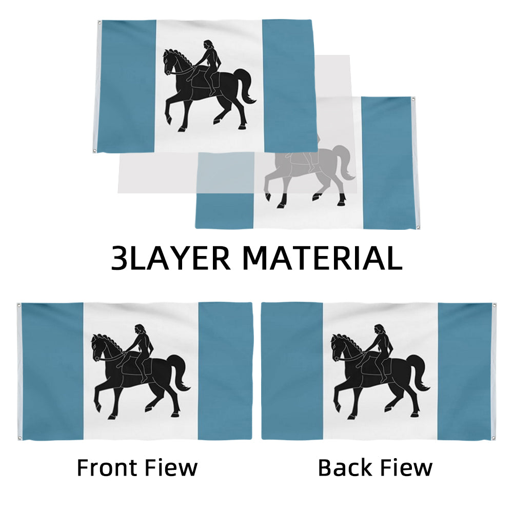 Coventry (UK) City flag 3x5ft banner man cave