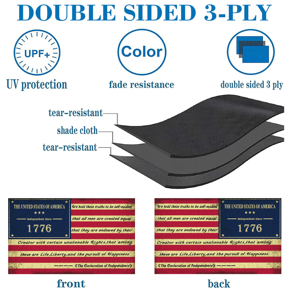 US Declaration of Independence 1776 flag 3x5ft banner man cave