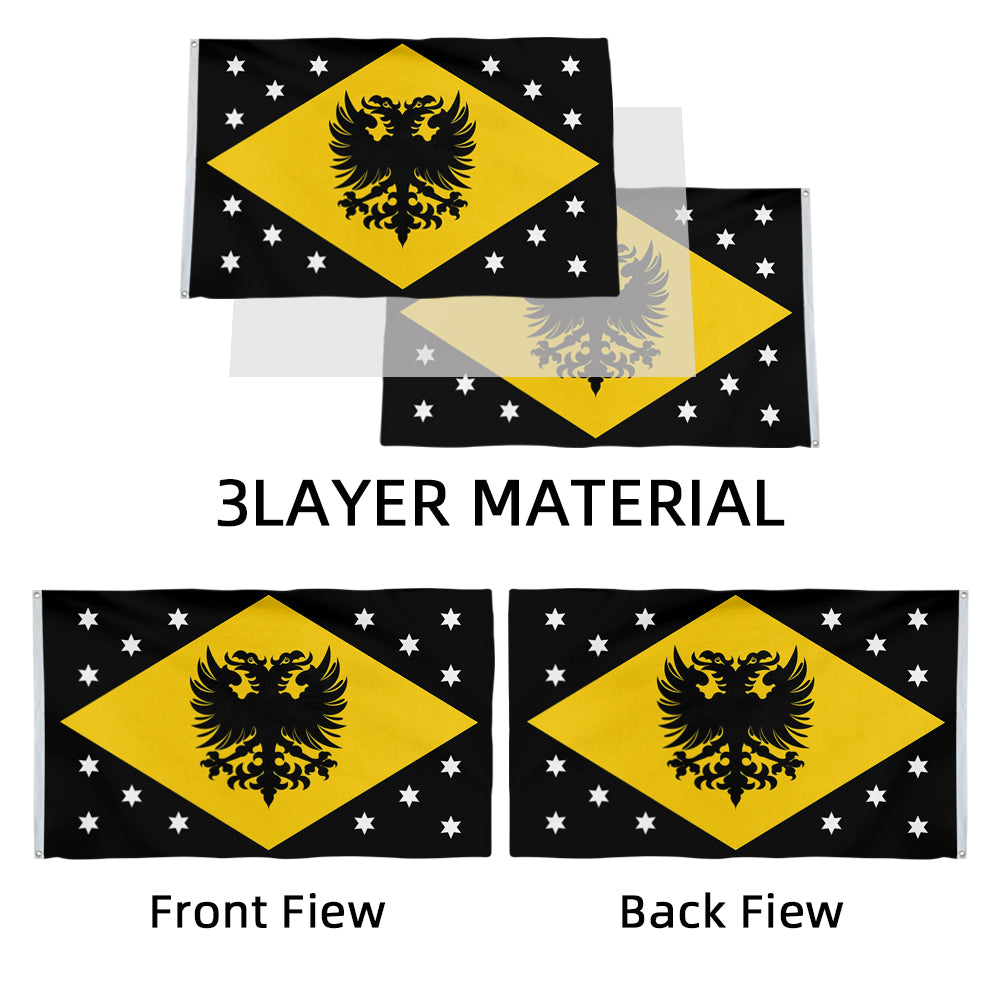 Danubian Federation flag 3x5ft banner man cave