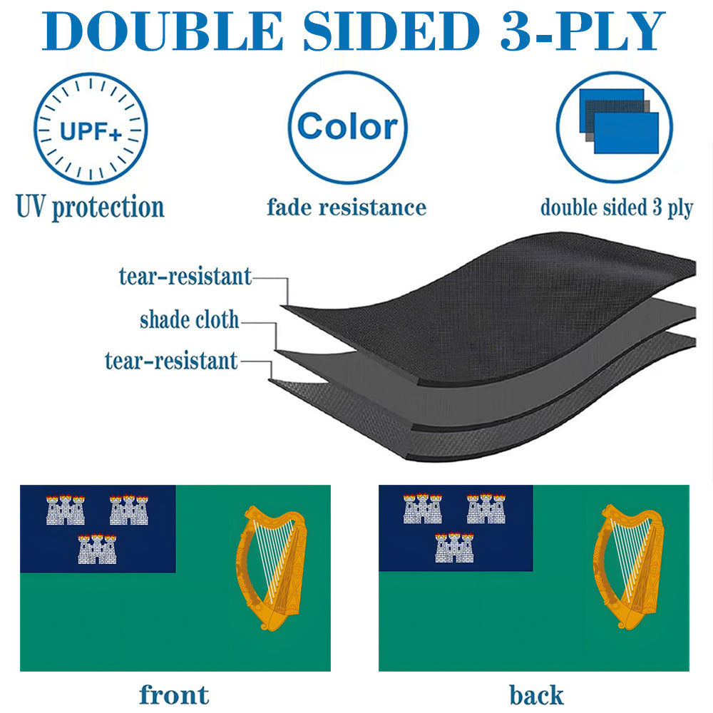 Dublin (Ireland) City flag 3x5ft banner man cave