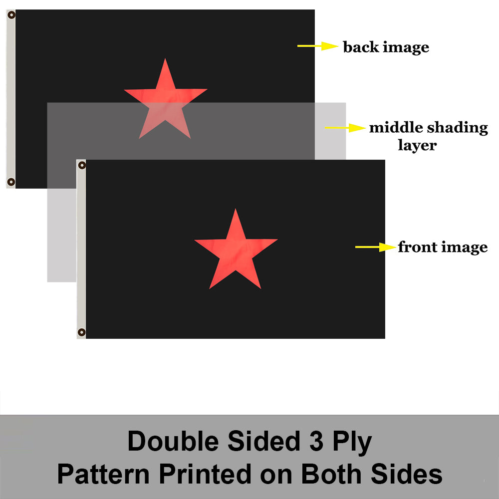 Zapatista Army National Liberation Zapata Mexico Red Star flag 3x5ft banner man cave