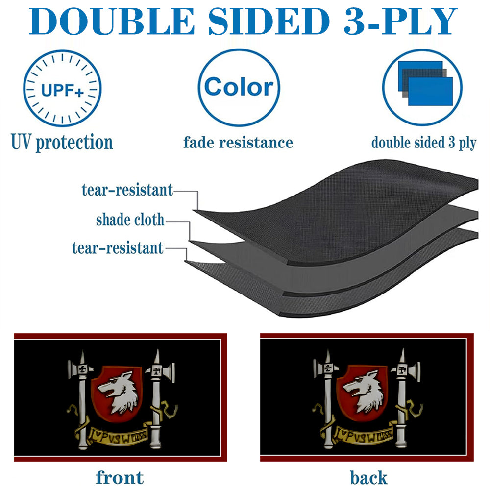 Empire Knights of the White Wolf flag 3x5ft banner man cave