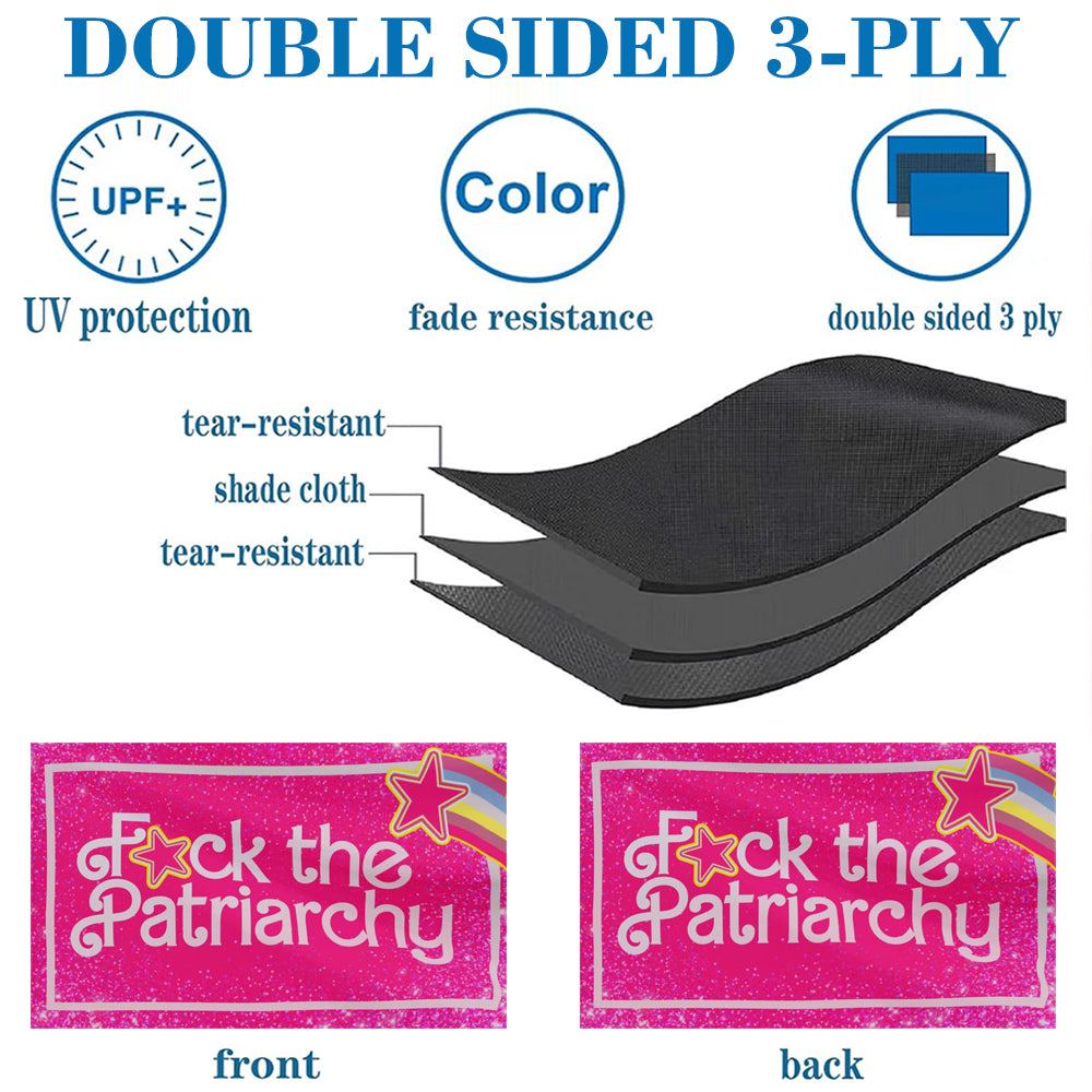 F_ck the Patriarchy flag 3x5ft banner man cave