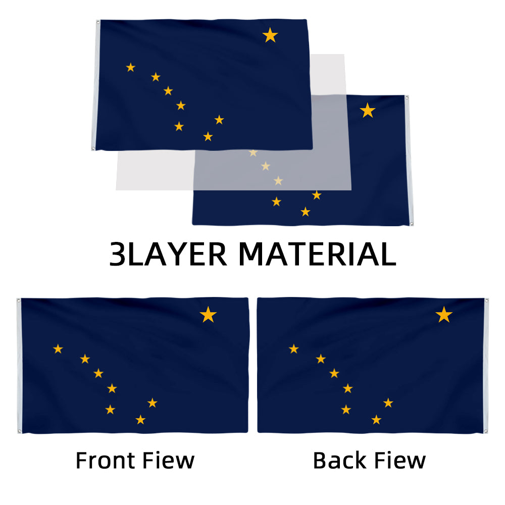 Alaska State flag 3x5ft banner man cave