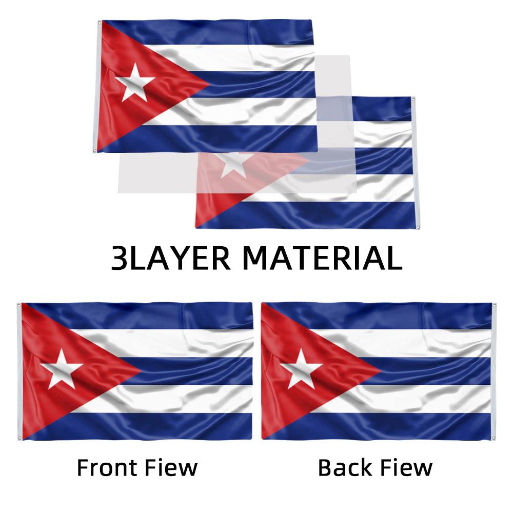 Cuba flag 3x5ft banner man cave