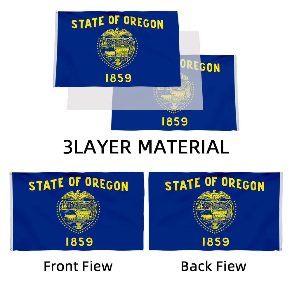 Oregon State flag 3x5ft banner man cave
