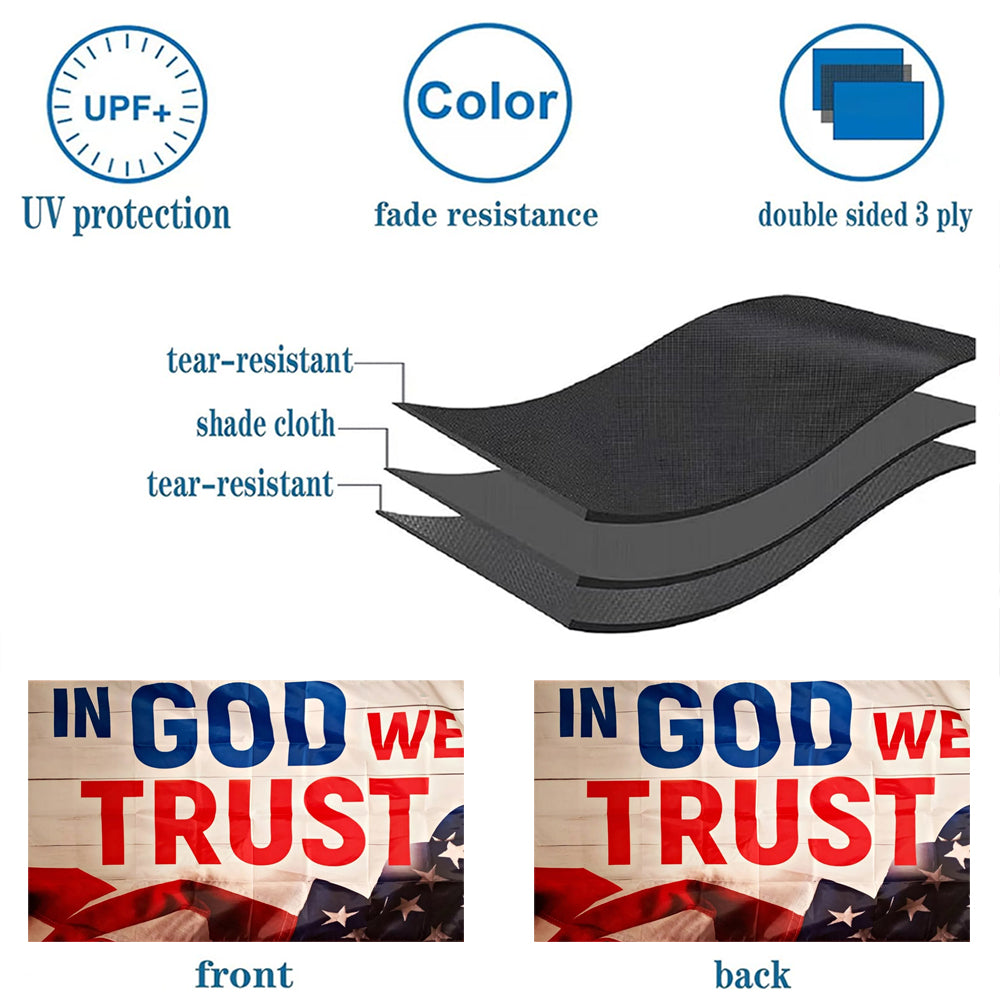 "In God We Trust" Faith Theme flag 3x5ft banner man cave