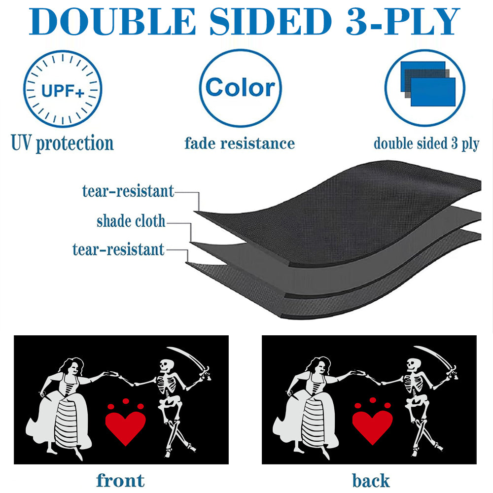 Jacquotte Delahaye Pirate flag 3x5ft banner man cave