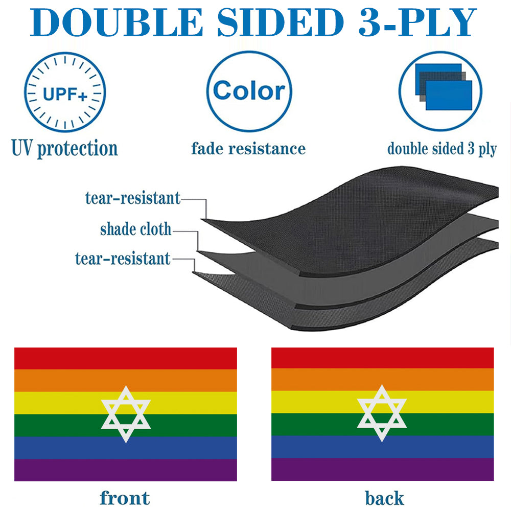 Jewish Pride flag 3x5ft banner man cave