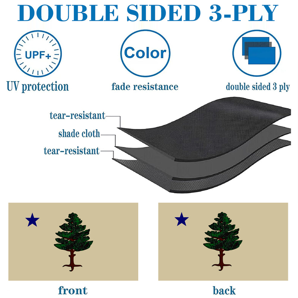 Maine 1901 to 1909 Landscape flag 3x5ft banner man cave