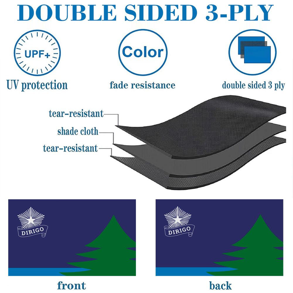 Maine Bicentennial flag 3x5ft banner man cave