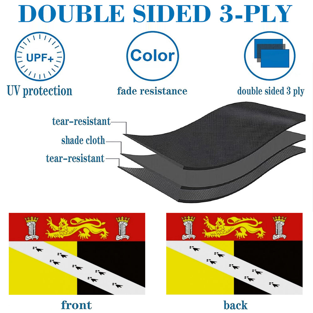 Norfolk with Crest flag 3x5ft banner man cave