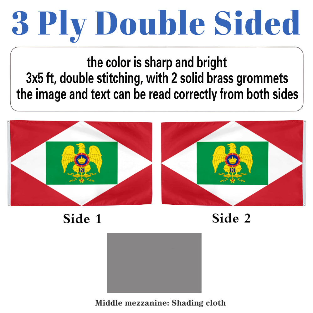 Kingdom of Italy (1805–1814) flag 3x5ft banner man cave