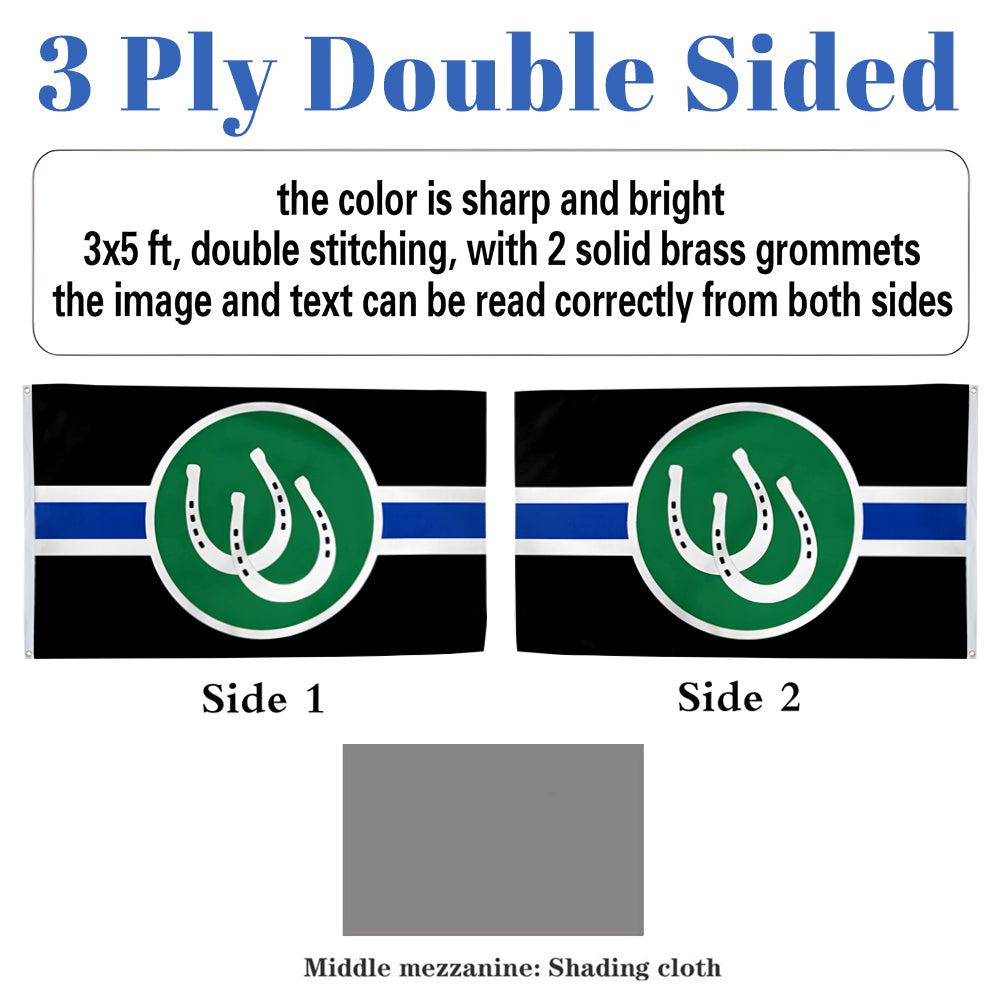 Pony Play Pride flag 3x5ft banner man cave