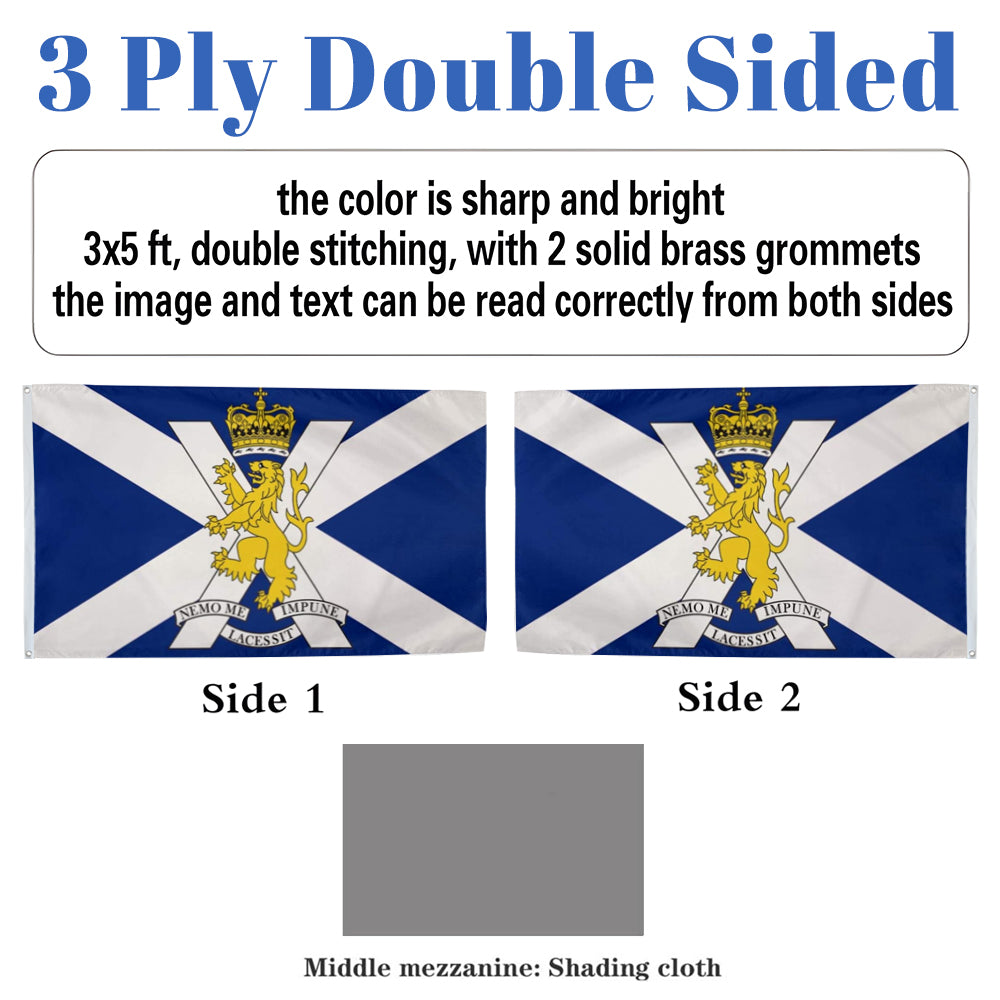 Royal Regiment of Scotland Lion Army flag 3x5ft banner man cave