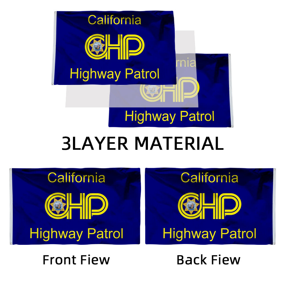SA CHP flag California Highway Patrol flags 3x5ft banner man cave