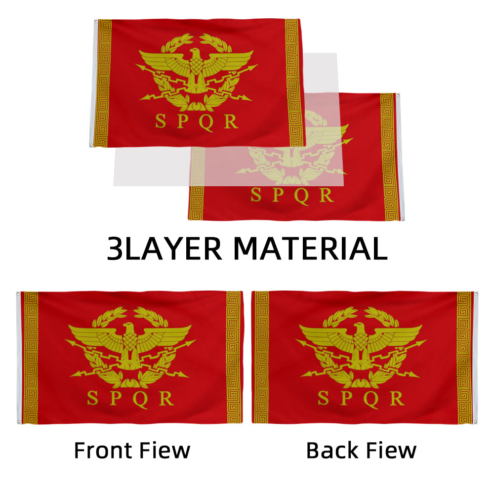 SPQR Ancient Rome Eagle Roman Republic flag 3x5ft banner man cave