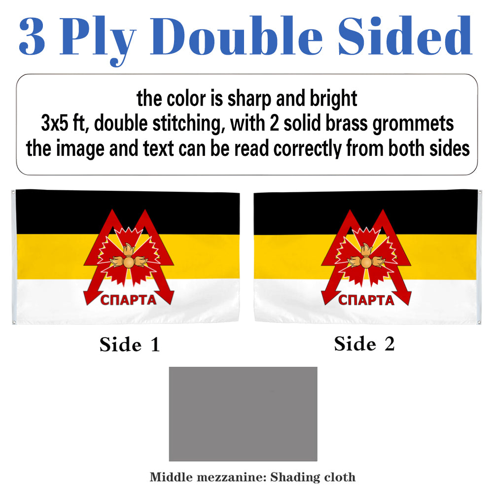 Sparta Battalion flag 3x5ft banner man cave