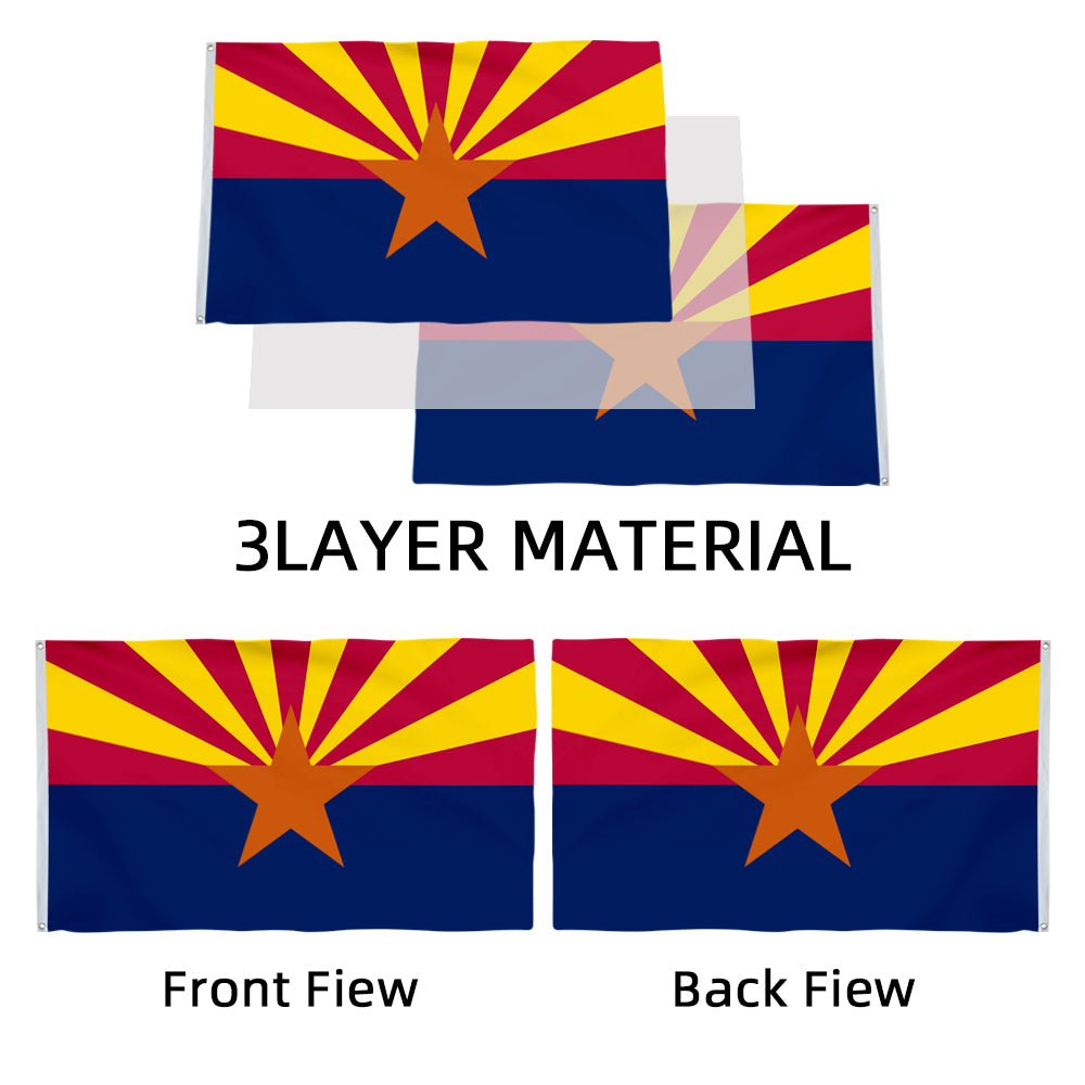 State of Arizona flag 3x5ft banner man cave