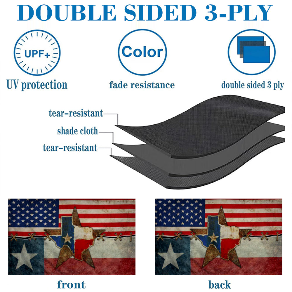 Texas American flag 3x5ft banner man cave