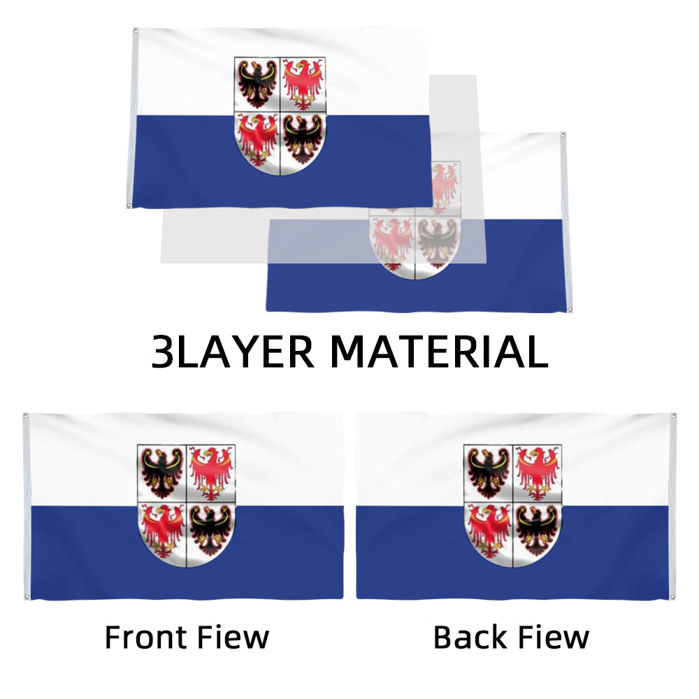 Trentino South Tyrol flag 3x5ft banner man cave