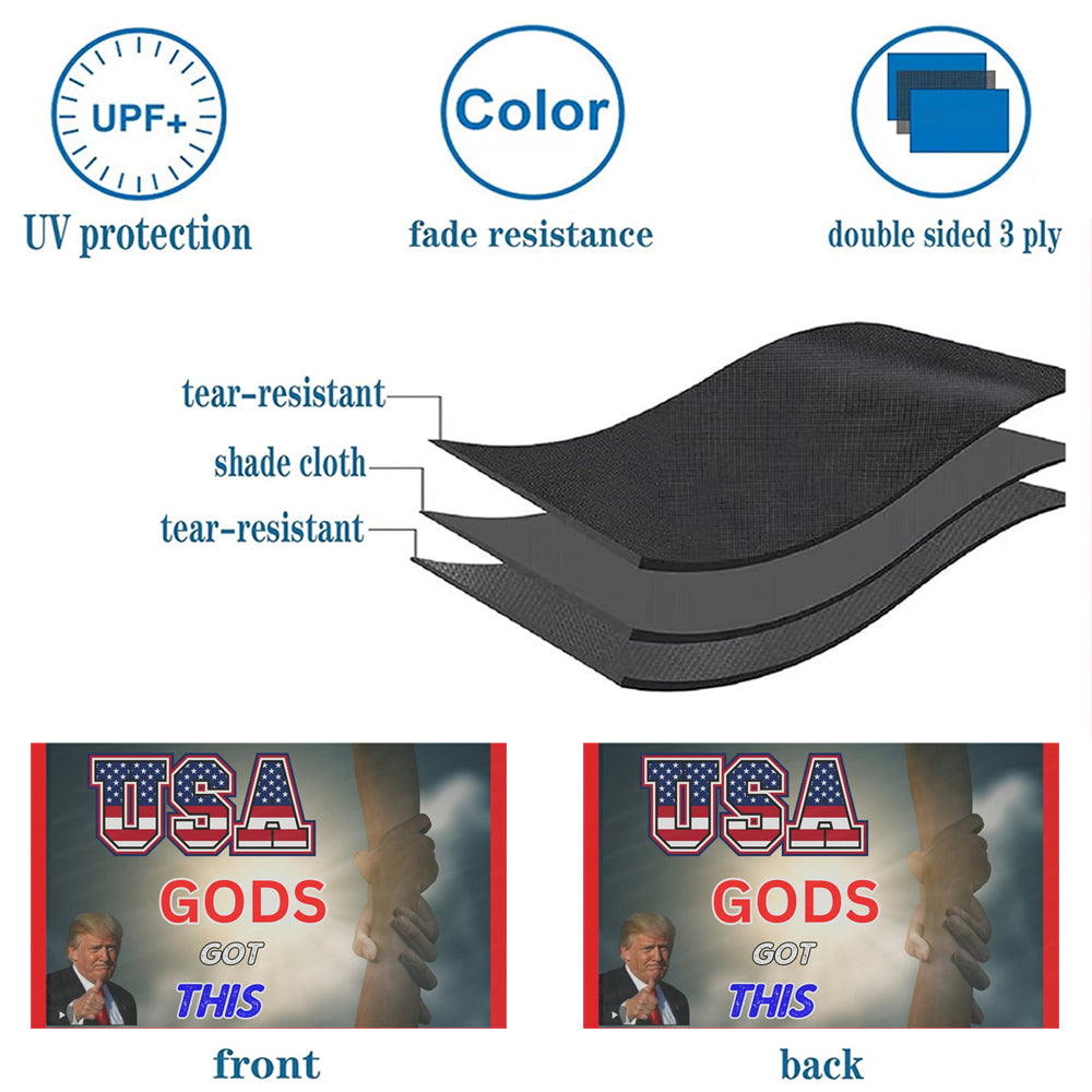 USA Gods Got This flag Trump MAGA trust God to save America flags 3x5ft banner man cave