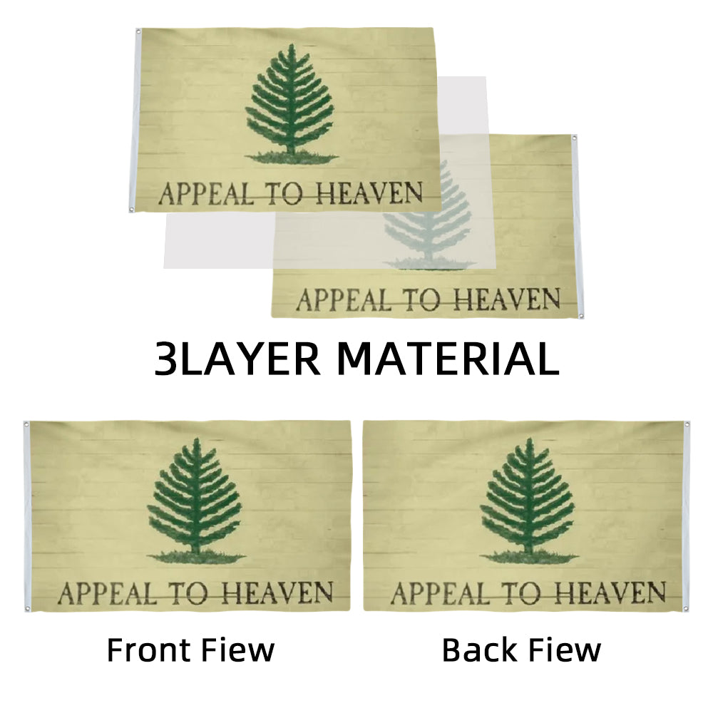 Vintage Appeal To Heaven Liberty Tree Washingtons Crusiers flag 3x5ft banner man cave