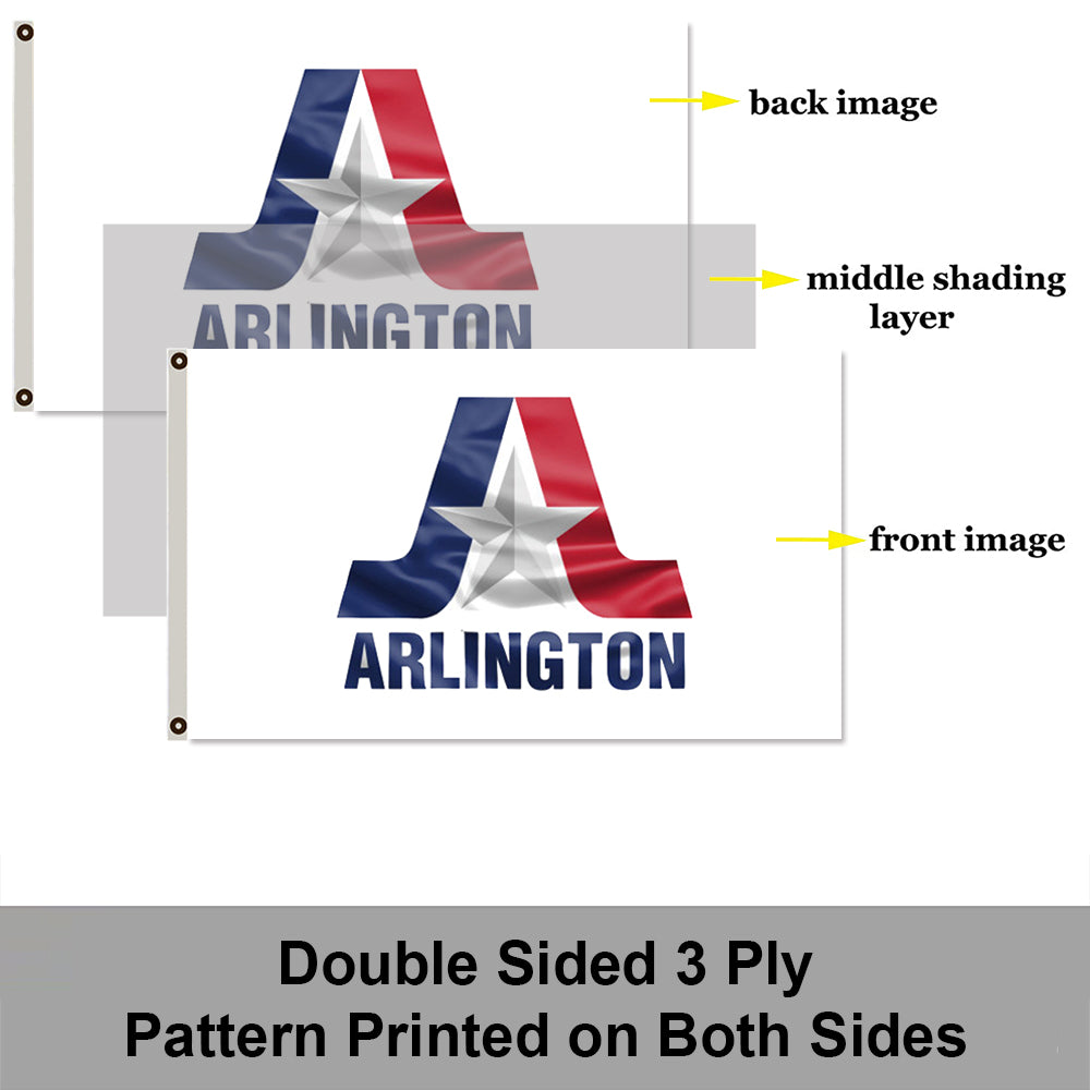 City of Arlington flag 3x5ft banner man cave
