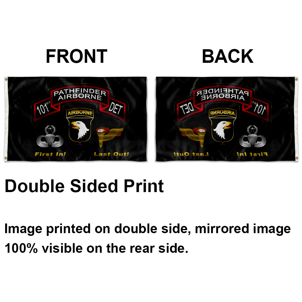 101st Pathfinder Det flag 3x5ft banner man cave