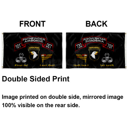 101st Pathfinder Det flag 3x5ft banner man cave